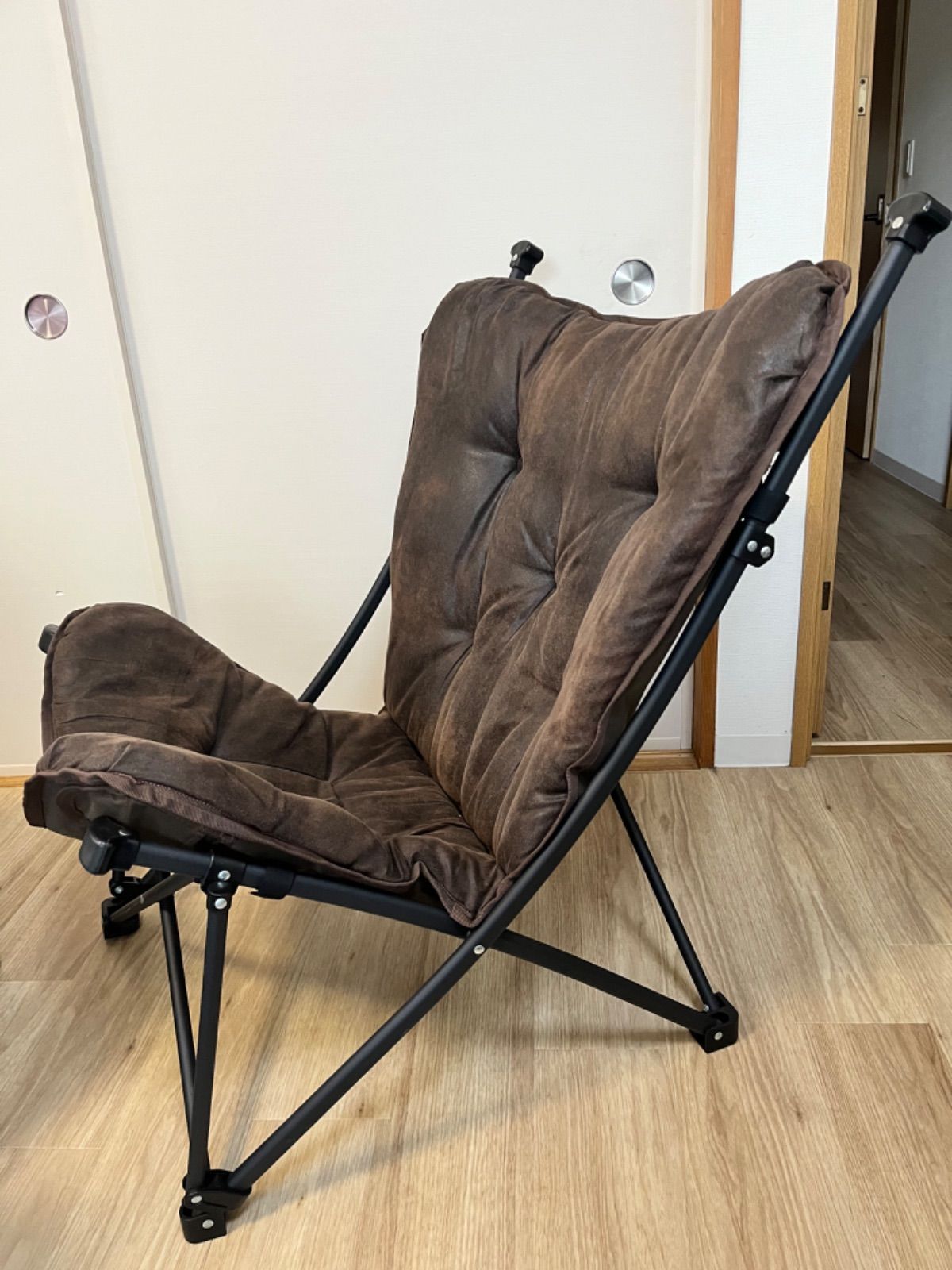 【美品】NITOR Iニトリ バタフライチェア 折りたたみ ヴィンテージ調 美品】NITOR Iニトリ バタフライチェア 折りたたみ ヴィンテージ