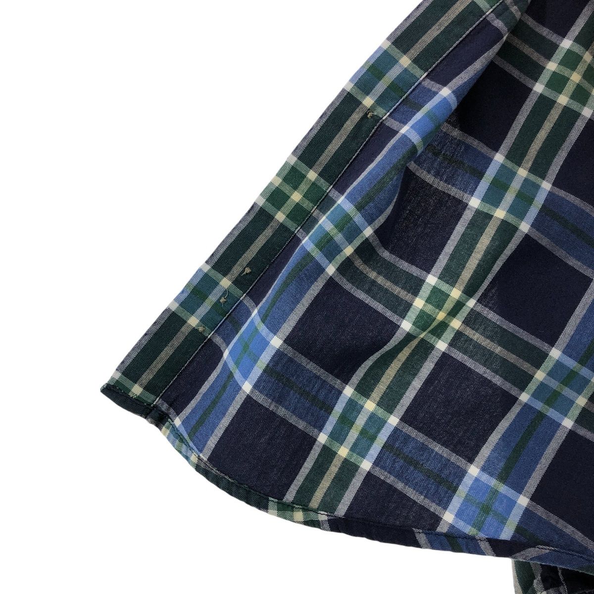 古着 エディーバウアー Eddie Bauer チェック柄 半袖 ボタンダウンシャツ メンズM相当 /eaa553604 Eddie Bauer - エディー・バウアー 半袖シャツ チェック柄