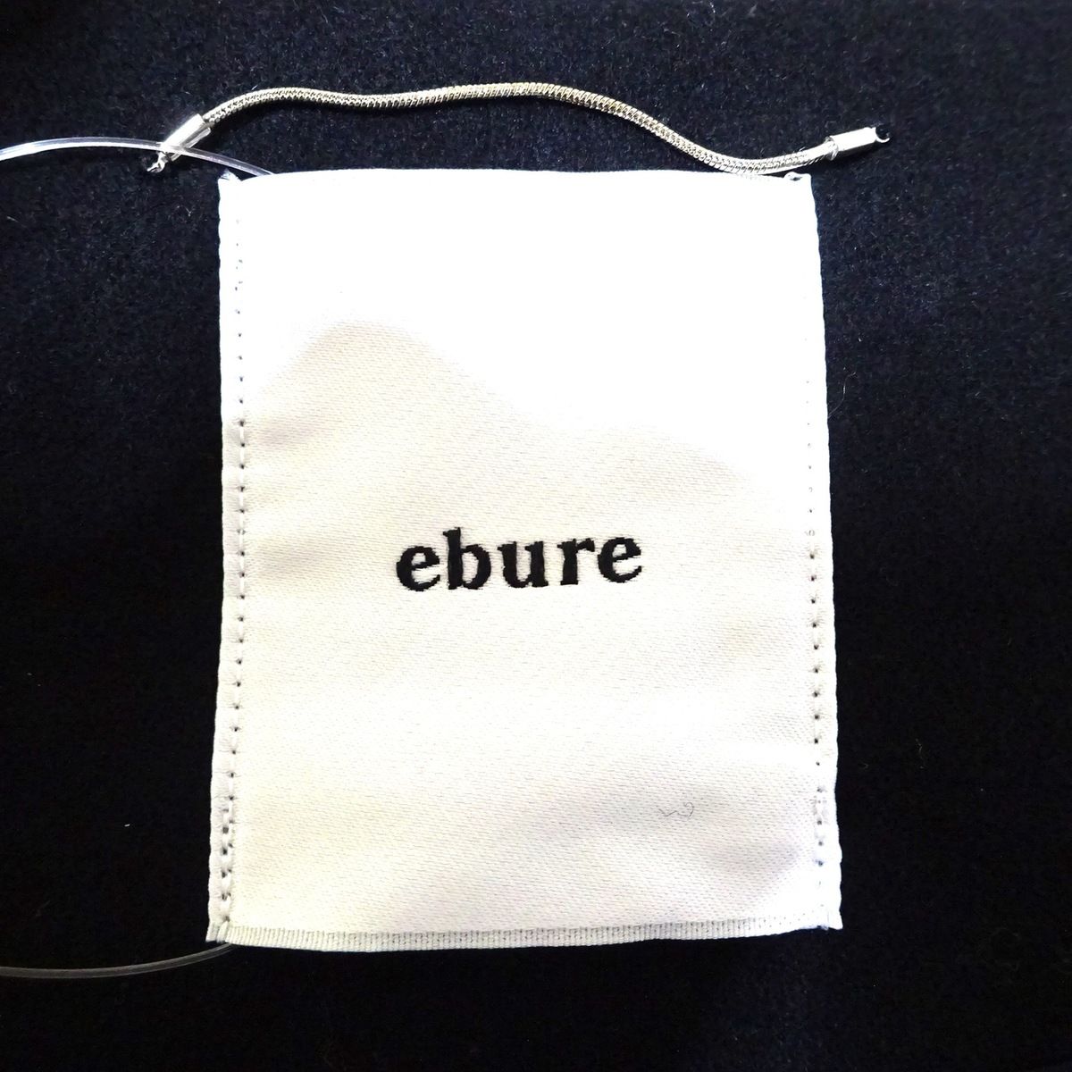 ebure(エブール) コート サイズ36 S レディース美品 - 黒 長袖/秋/冬