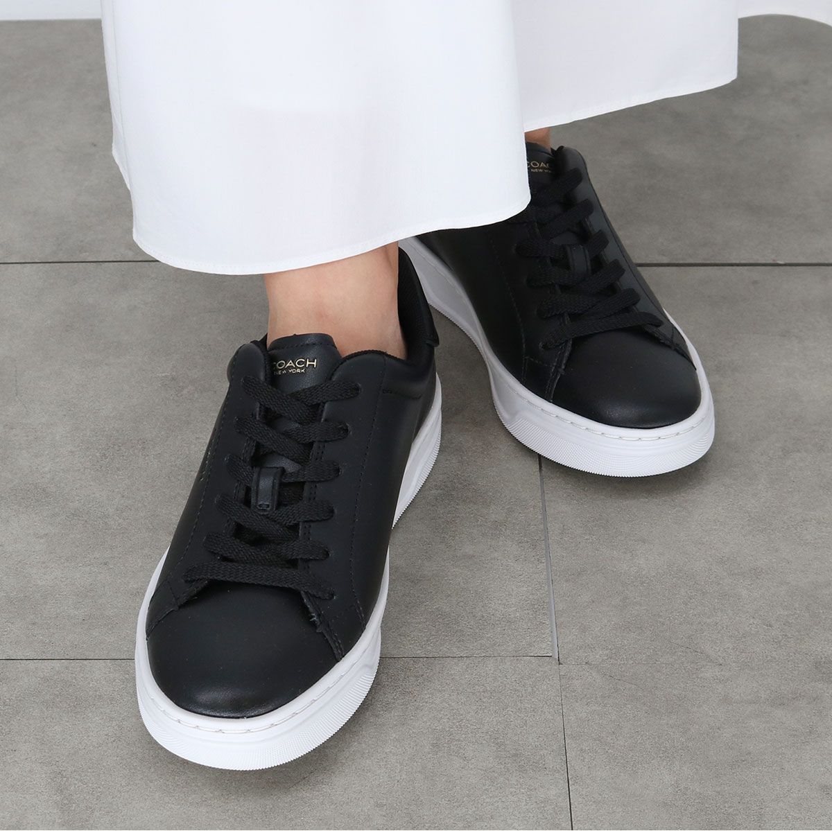 □COACH コーチ HIGHLINE LEATHER SNEAKER CW971 ハイライン