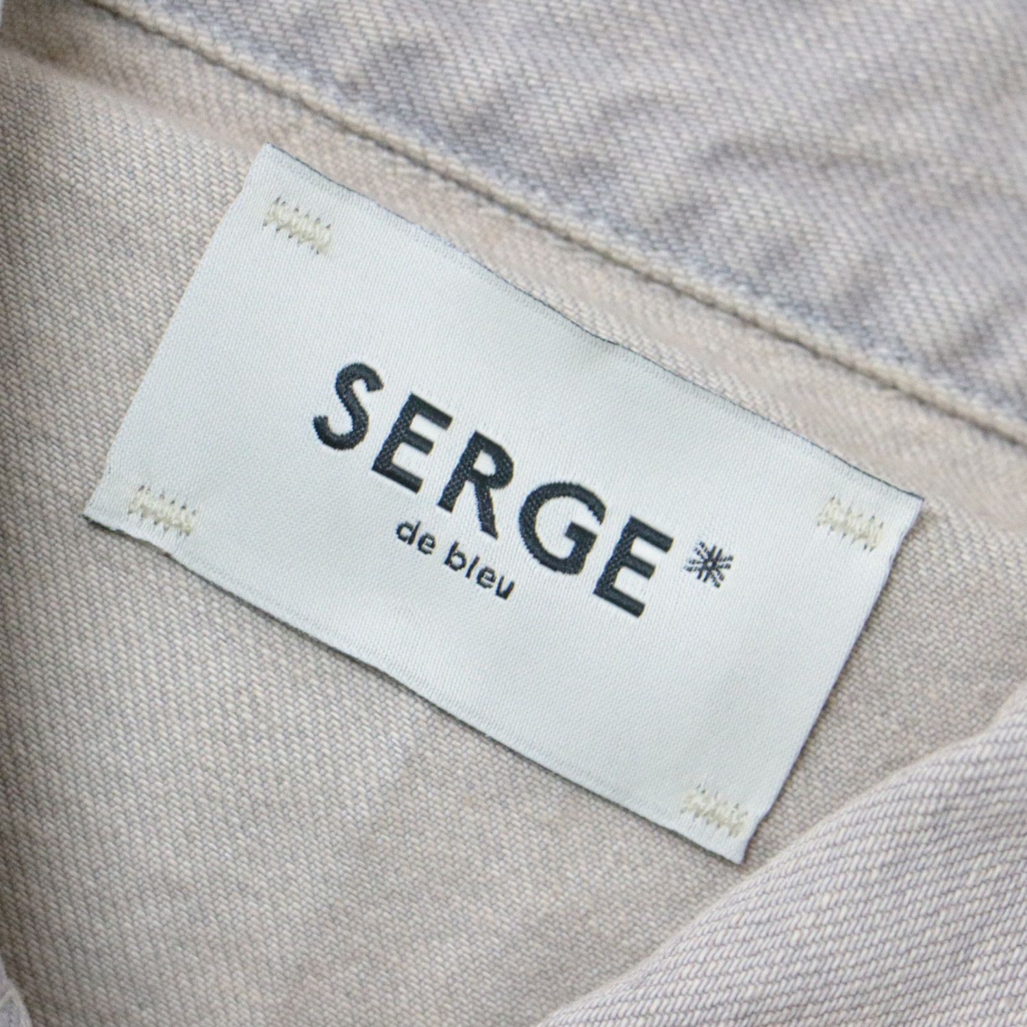美品 SERGE de bleu サージ デ ブルー コットン 綿 ジャケット 