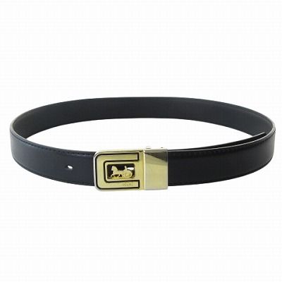 セリーヌ CELINE ヴィンテージ ベルトレザー 馬車金具 黒 ブラック ゴールド AA
