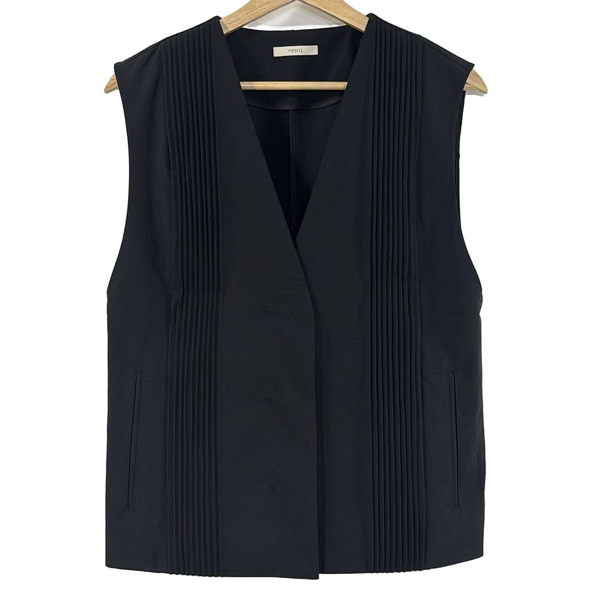 LE PHIL ルフィル ノースリーブ ダブルブレストベスト ルフィル LE PHIL ベスト LE PHIL ルフィル ノースリーブ ダブル
