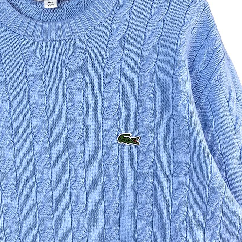 新品】LACOSTE ラコステ 長袖ニット セーター ケーブルニット ライト