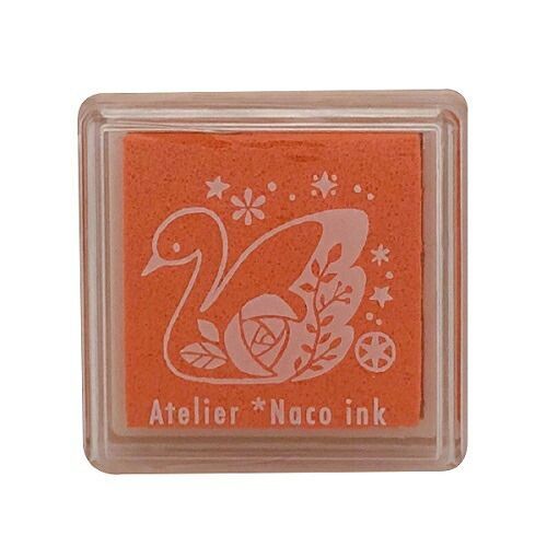 (まとめ）#こどものかお インクパッド 田口奈津子アトリエナコインク タンジェリン 4170-112 【×30セット】