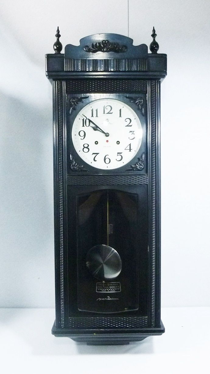 専用〈完動美品〉米国WATERBURY 新以太利亜型装飾ゼンマイ振り子時計