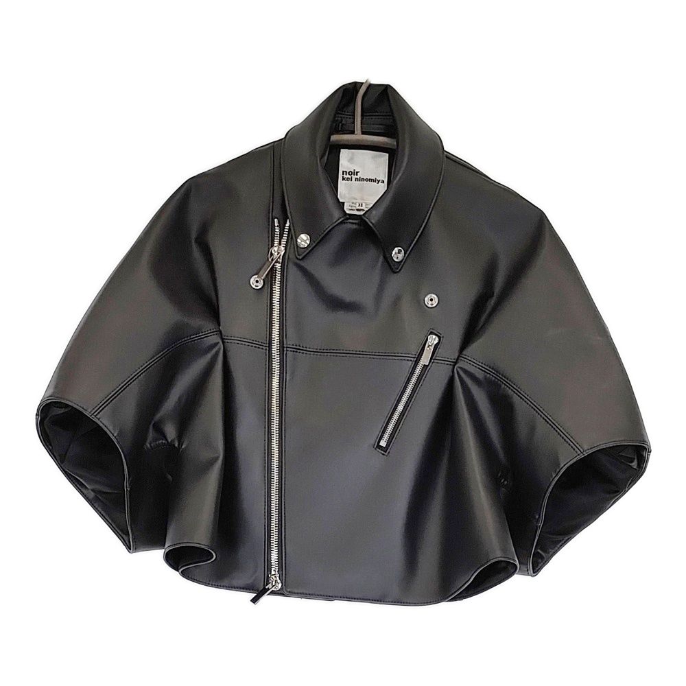 noir kei ninomiya デザインライダースジャケット COMME des