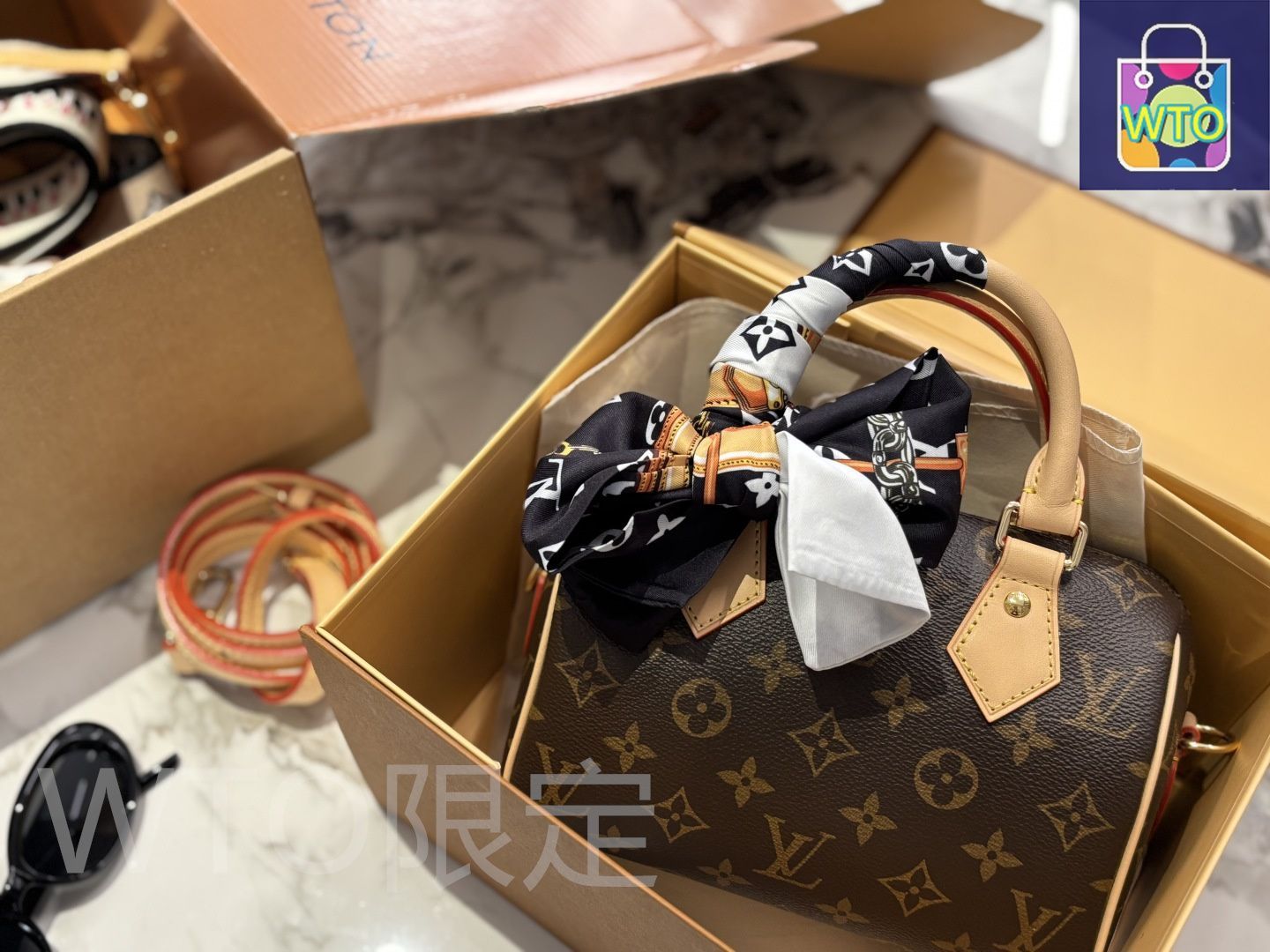 今日特価】LV ルイヴィトン スピーディ20 ピローバッグ ニット肩