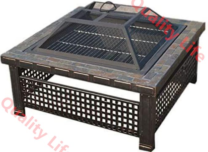 家族用 大型 バーベキュー テーブル キャンプ 焚火台 岩の板