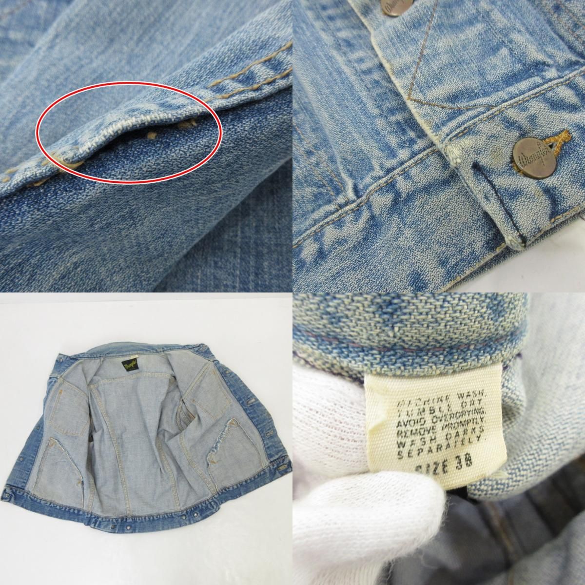 姫路東店】 中古 Wrangler | ラングラー デニム 126MJ 年式:70s ライト