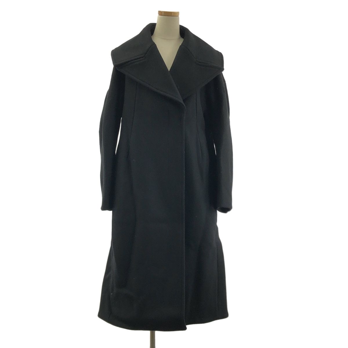 HARUNOBUMURATA | ハルノブムラタ | ILYSSA ウール メルトン コート | 36 | ブラック | レディース