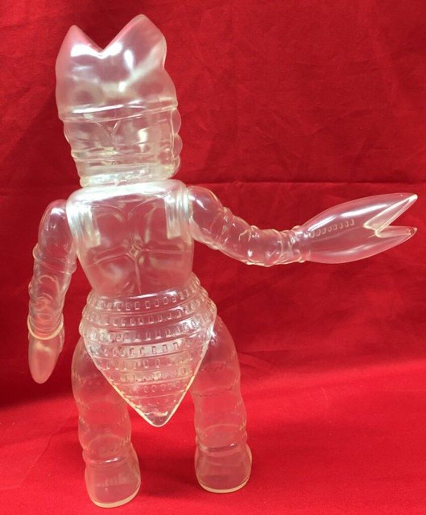 マルサン 世紀の大怪獣 バルタン星人450 クリア成型 未塗装