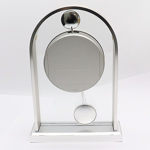 稼働 美品 箱付 セイコー QZ TOYOTA 振り子付き 黒文字盤 置時計 IKE