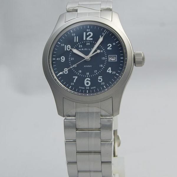 ハミルトン Hamilton カーキ　フィールド　QZ　38mm ブルー H68201143【NEWモデル】