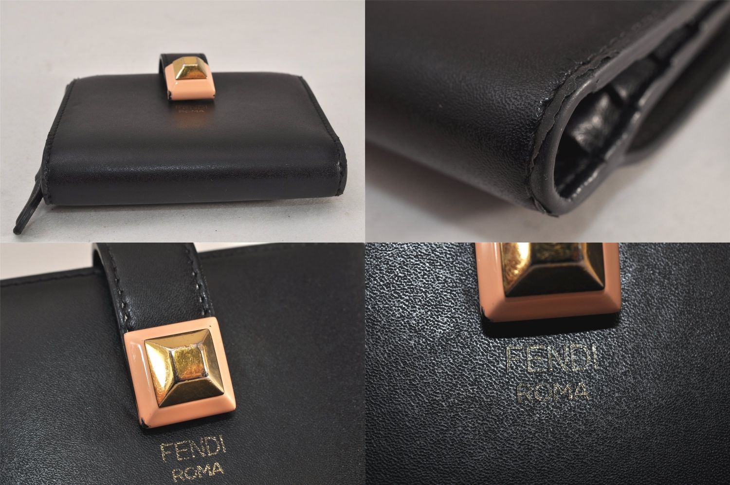 FENDI フェンディ ヴィンテージ レインボー 二つ折り財布 財布