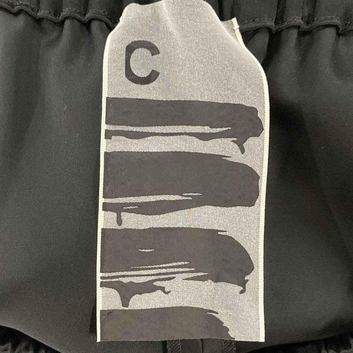 Chaos カオス パンツ レディース シーナ サテン ワイドパンツ 黒 フルレングス サテン ウエストゴム DECORATOM_COM_BR