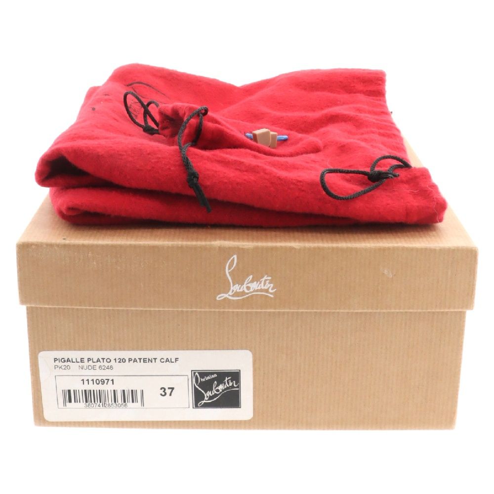 ルブタン ピガールプラトー ベージュ ハイヒール ルブタン ピガールプラトー ベージュ ハイヒール - メルカリ