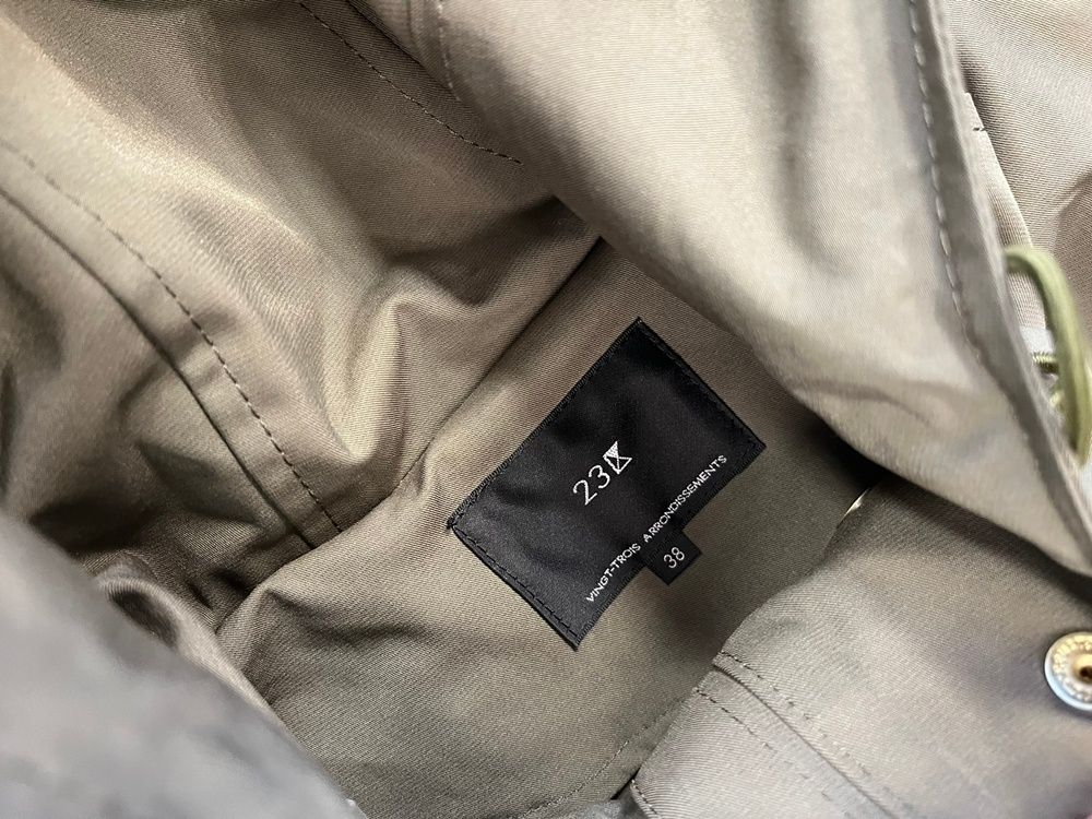 全品100％最安値! ニジュウサンク 23区 ライトアウター フード付き ブルゾン 7031233 ジャケット カーキ サイズ38 101LT-163