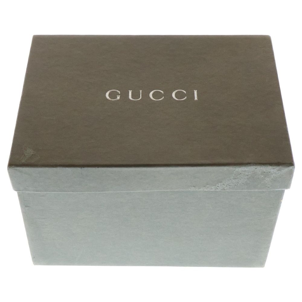 GUCCI (グッチ) 巾着バック ブラック レザー×ナイロン ポーチ 039 0973  