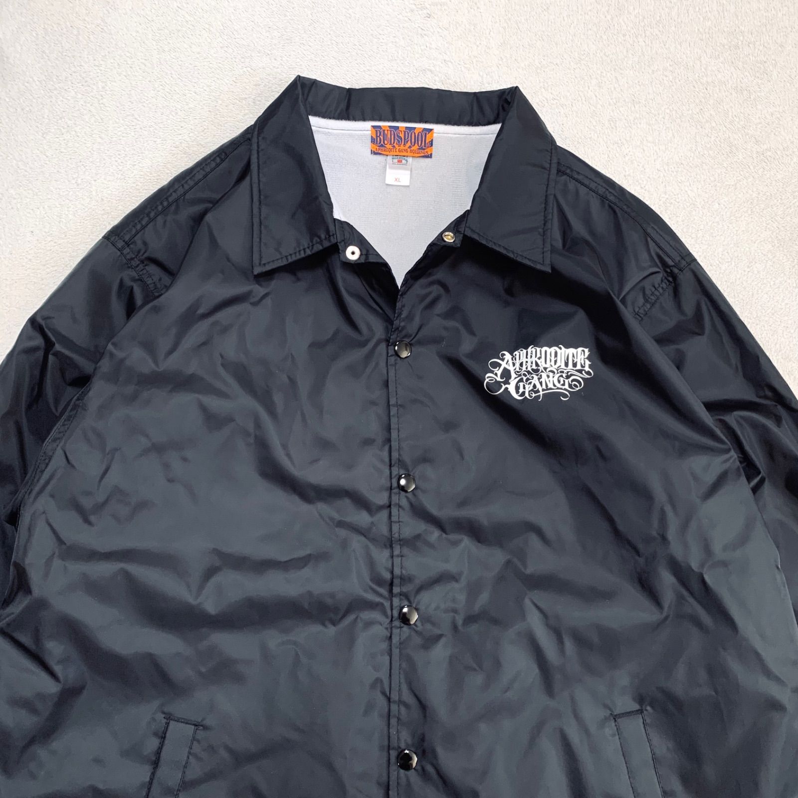 BUDSPOOL LOGO COACH JACKET コーチジャケット ナイロンジャケット 舐