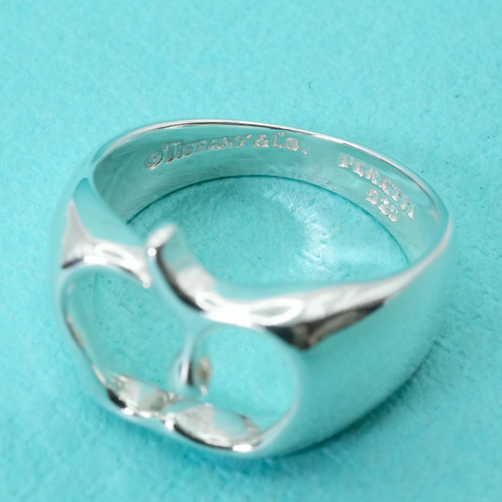 ティファニー アップルリング　シルバー925 極美品希少 オールドティファニー アップル リング 9号 シルバー