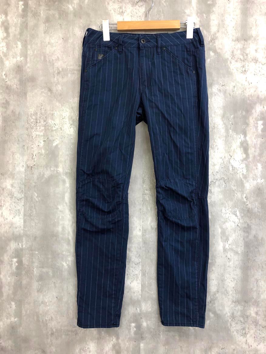 G-STAR RAW ジースターロゥ ジップフライ 5622 3D MID BOYFRIEND パンツ sizeW24L32|紺 ◎レディース