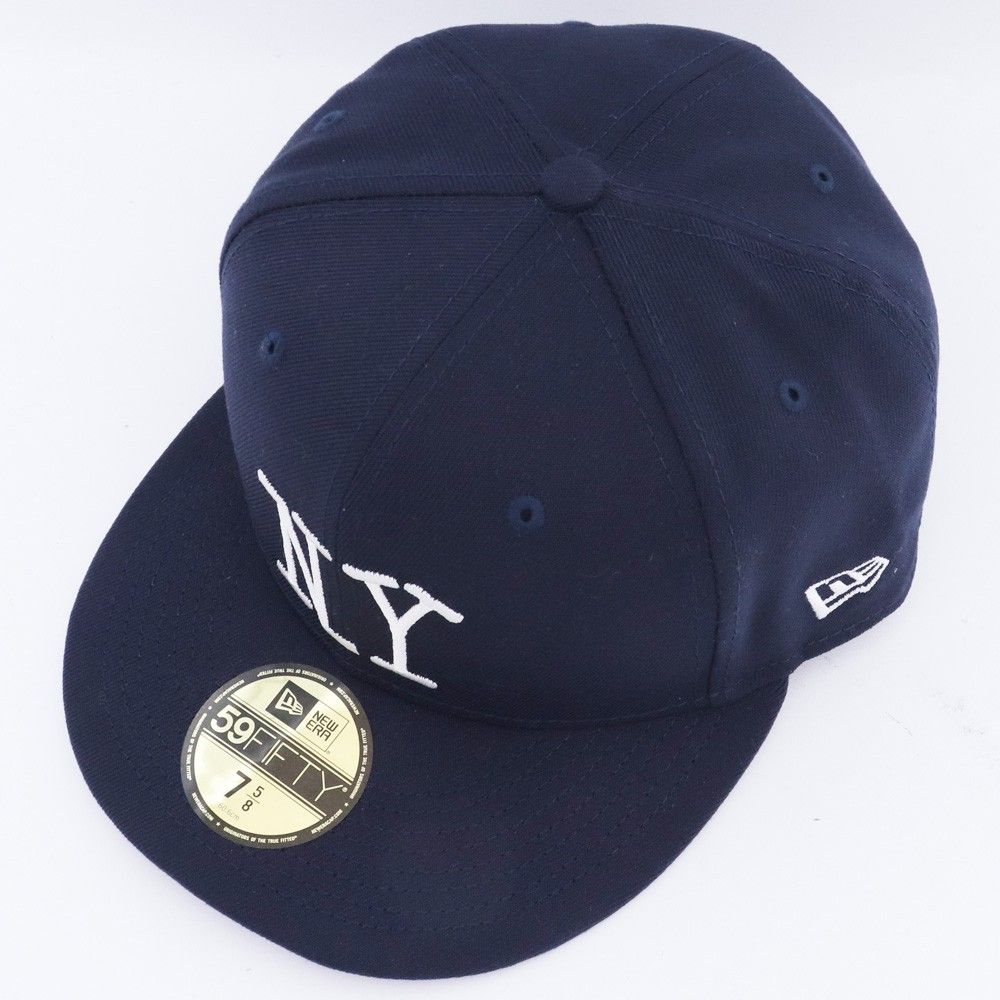 未使用 STUSSY × NEW ERA 59FIFTY NY AUTHENTIC CAP サイズ7 5/8