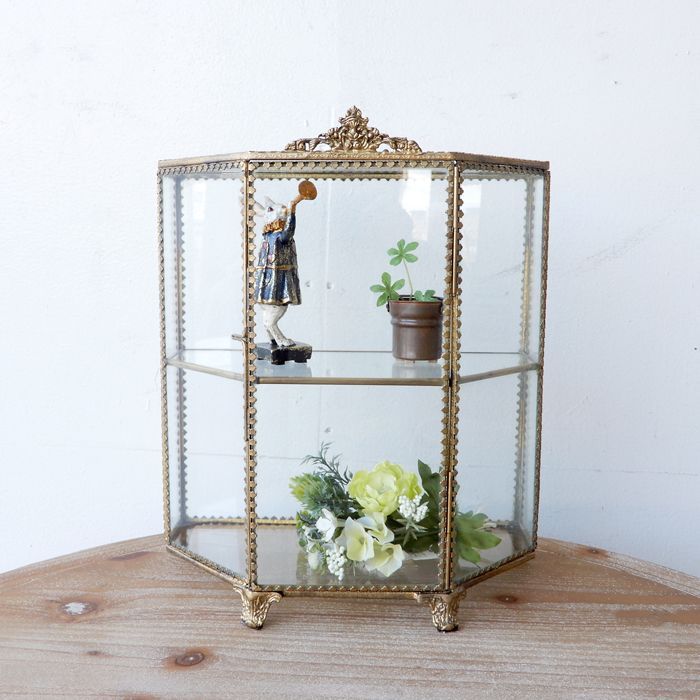 ラウンド ガラスショーケース ディスプレイケース ジュエリーケース