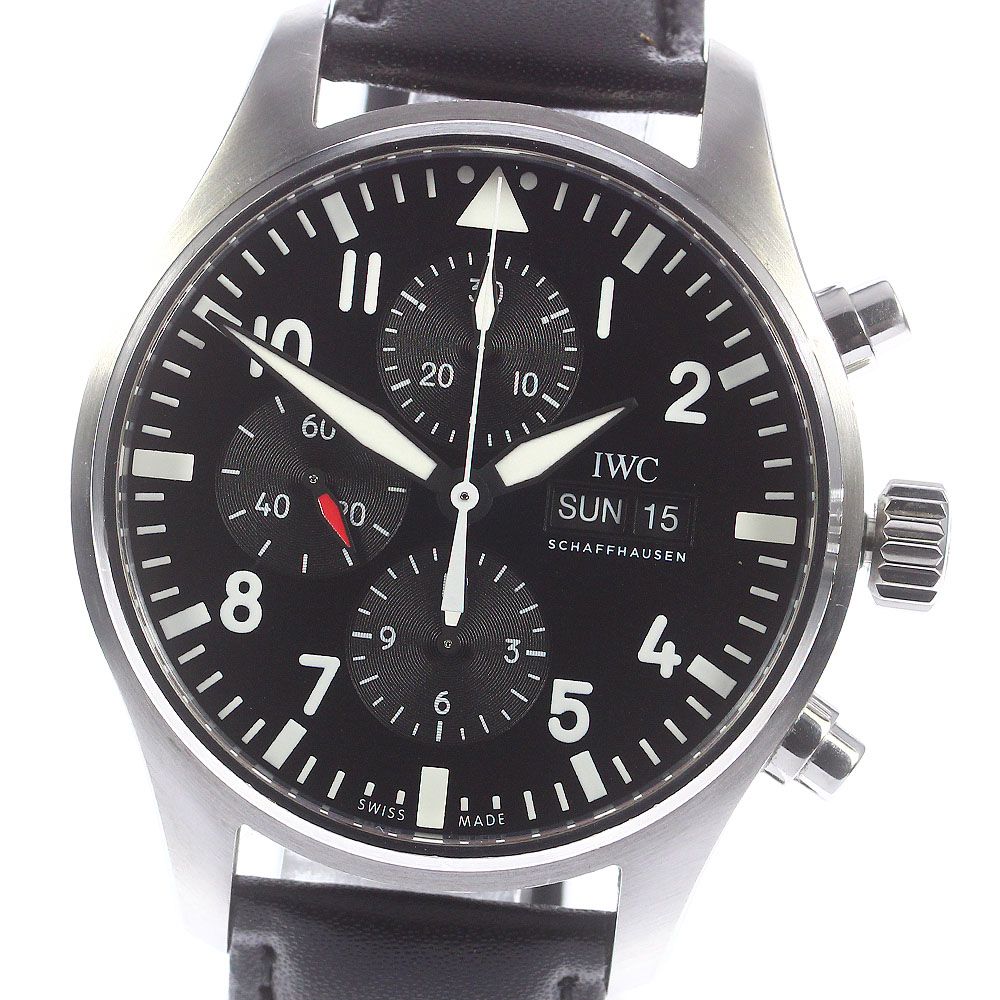 高級素材使用ブランド IWC IWC SCHAFFHAUSEN IW377710 パイロット 