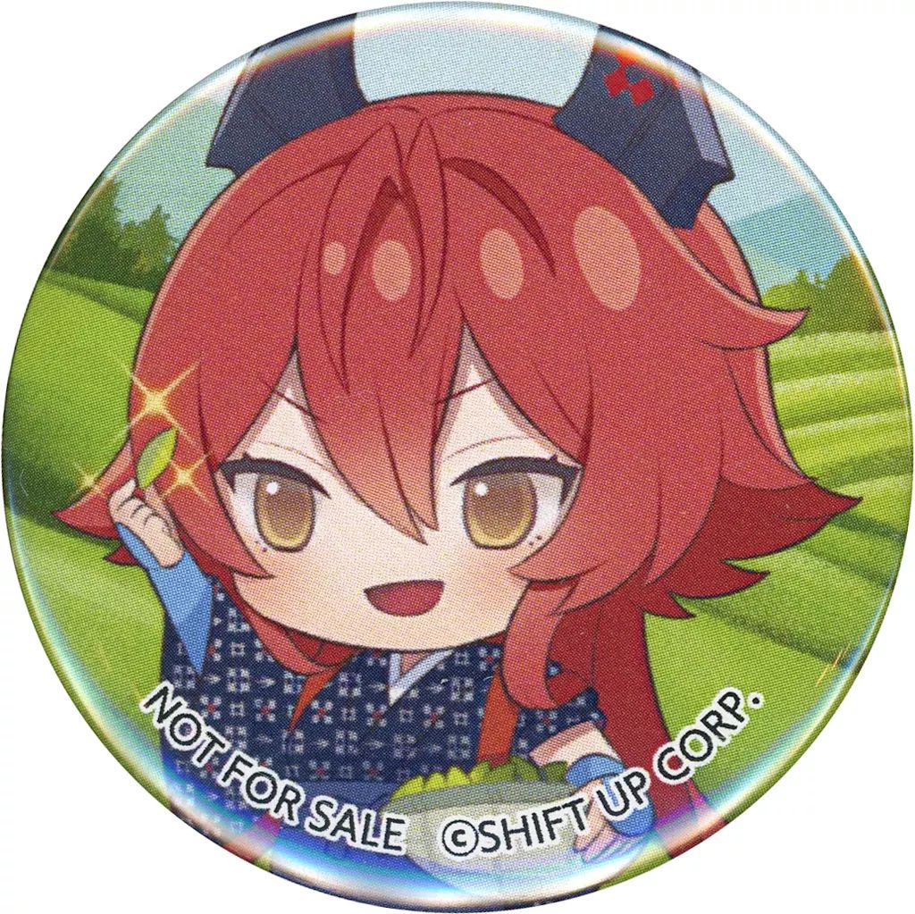 中古】バッジ・ビンズ レッドフード 描き起こしSDイラスト缶バッジ