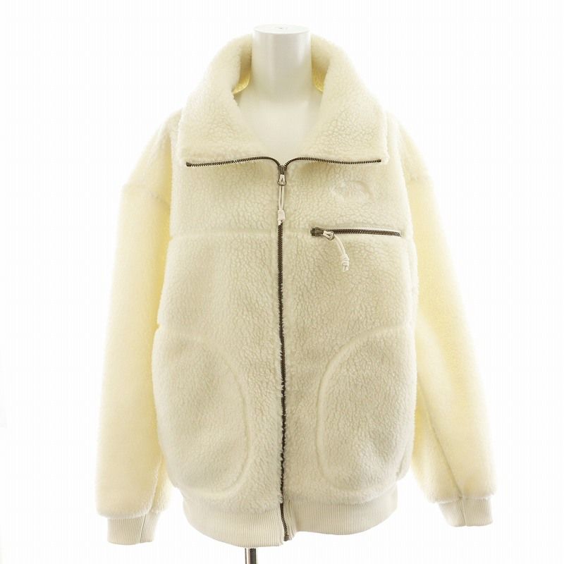 ザノースフェイス THE NORTH FACE ホワイトレーベル 24AW パピー フリースジャケット PUFFY FLEECE JACKET ロゴ S 白 ホワイト NJ4FK80J |AN35