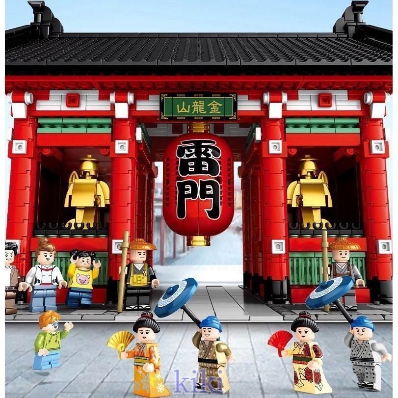 新品未使用ブロック互換 レゴ 互換品 レゴ浅草寺 雷門 神社 互換品クリスマス プレゼント