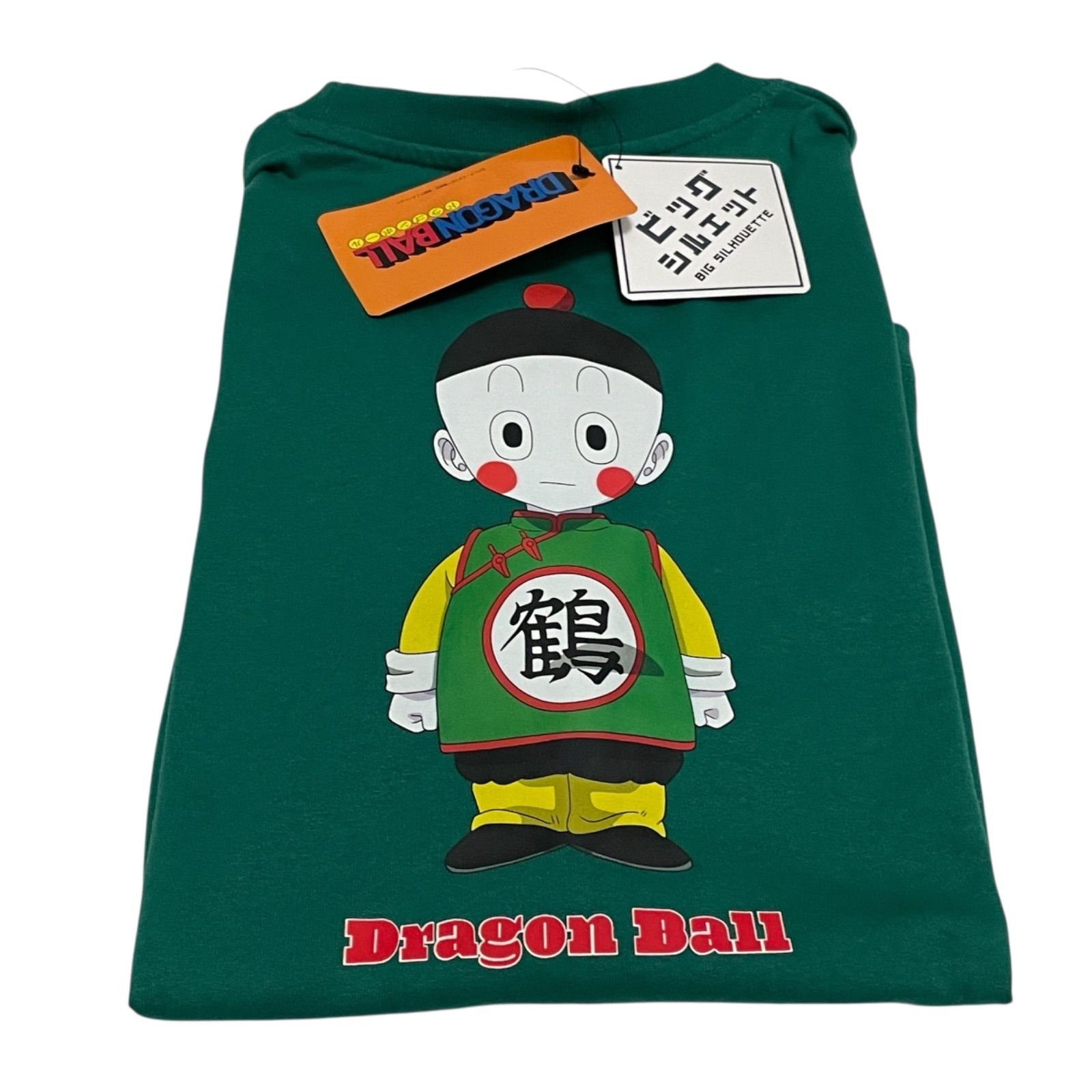 ドラゴンボール チャオズ 餃子 半袖Tシャツ グリーン 緑 - メルカリ