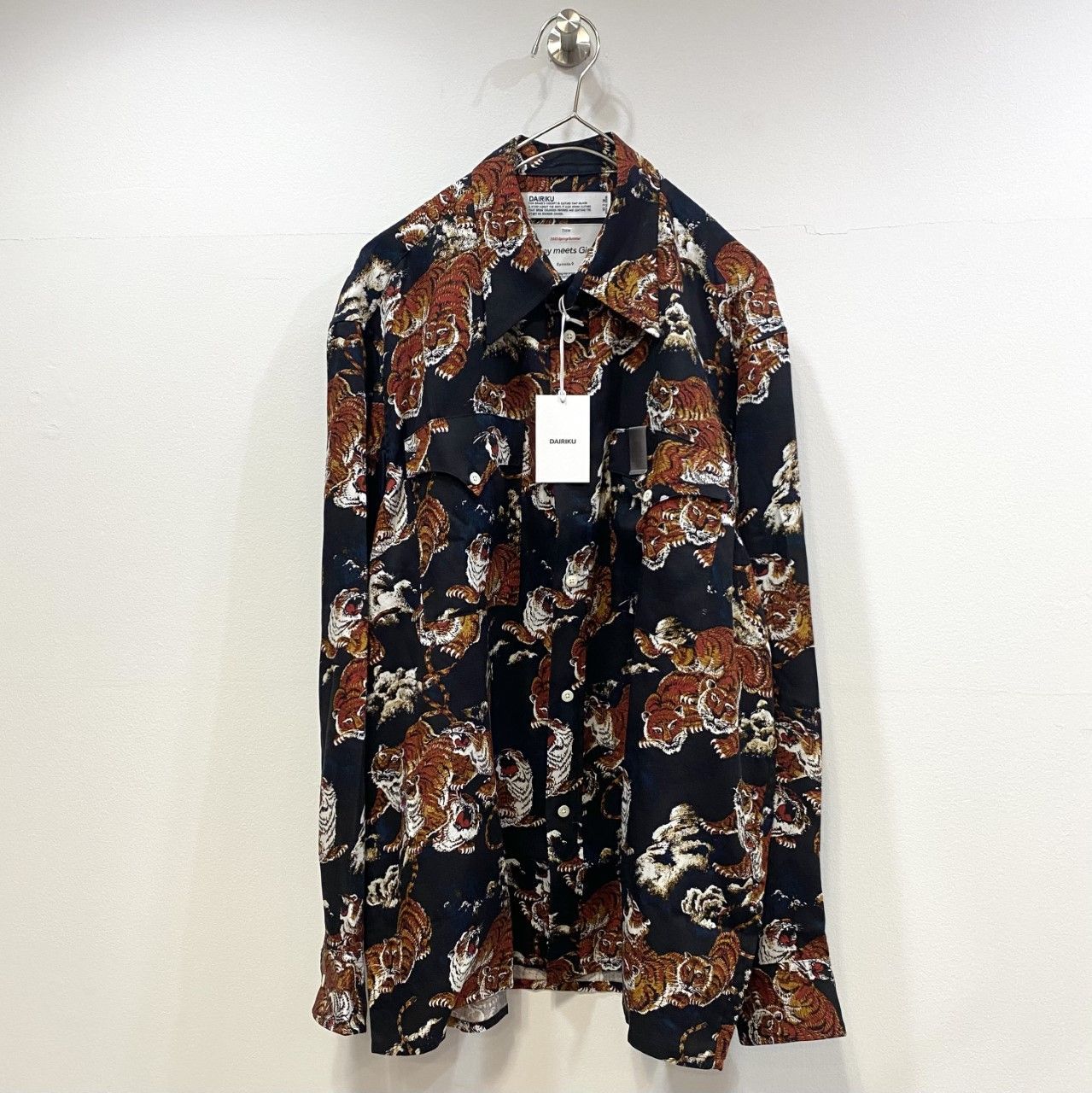 トップス DAIRIKU Tiger L-S Shirts with Money Clip DAIRIKU Tiger LS Shirt with Money Clip - メルカリ