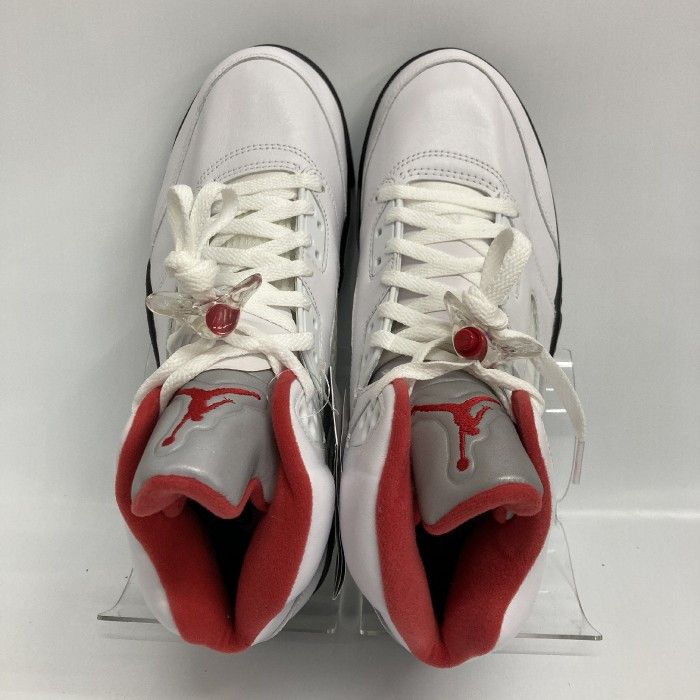 ★NIKE ナイキ DA1911-102 AIR JORDAN 5 RETRO OG FIRE RED エアジョーダン5 スニーカー ファイアレッド  size28cm