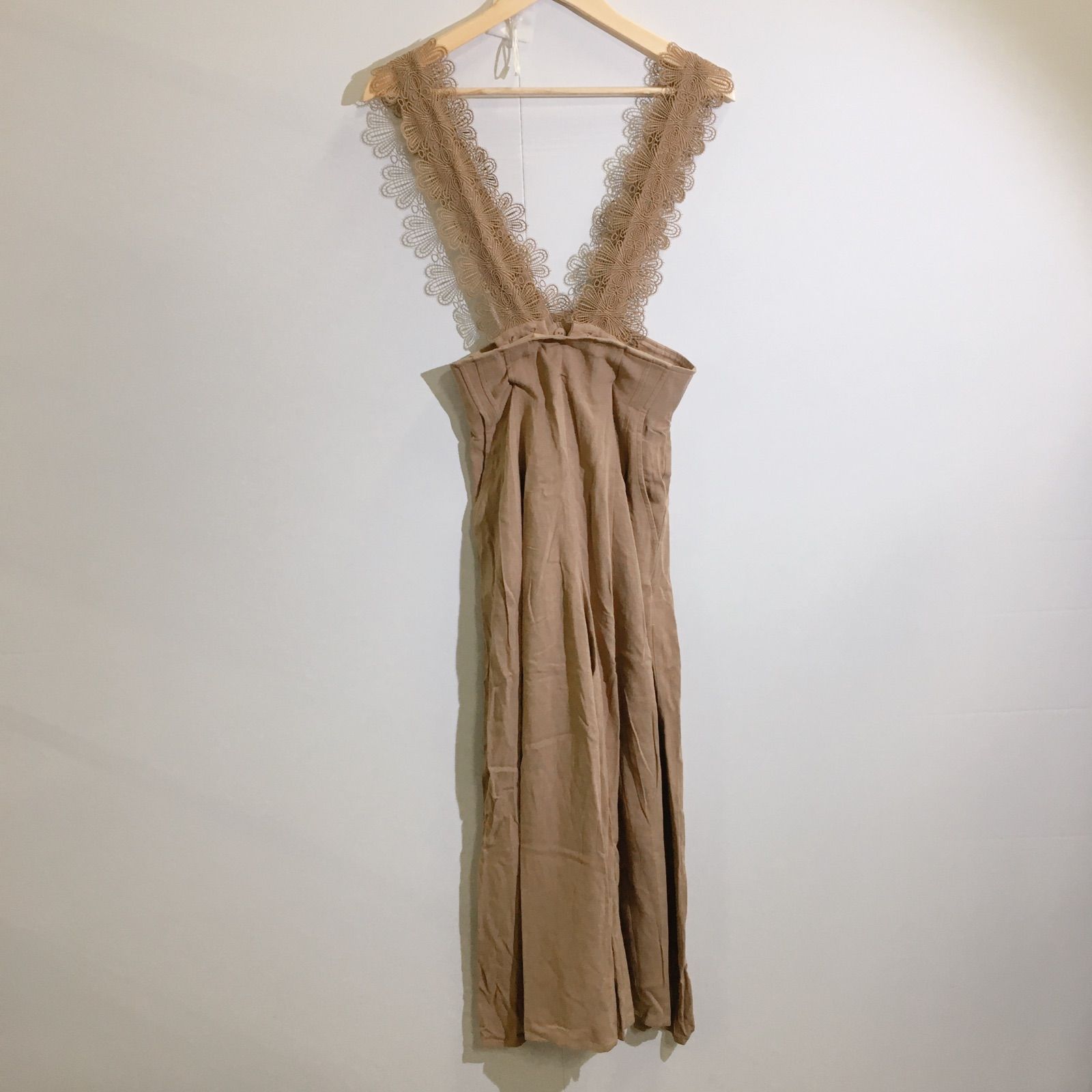 Mystrada レースサロペット 美品】Mystrada マイストラーダ レースサロペット パンツ