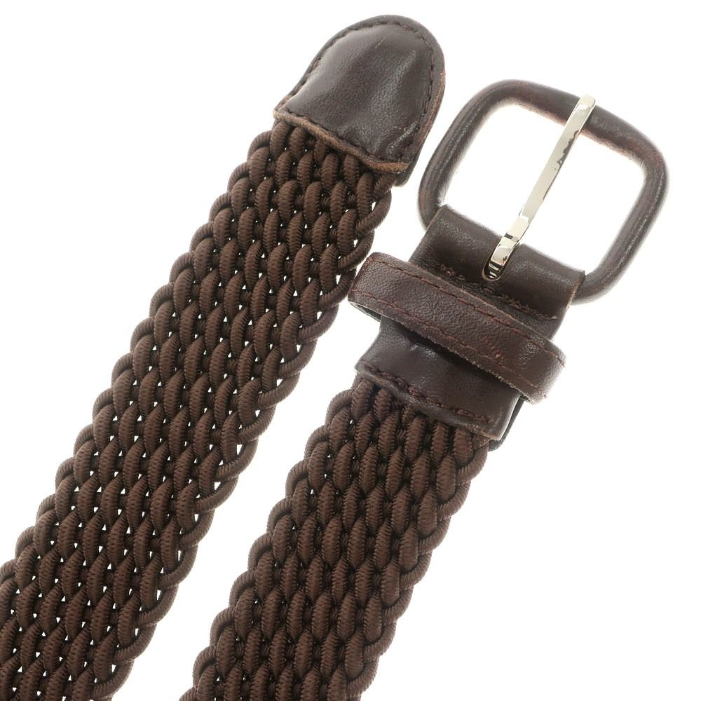 【中古】レグロン L'Aiglon エラスティック ベルト ブラウン【サイズ85/34】【メンズ】 中古】レグロン L'Aiglon エラスティック ベルト ブラウン【サイズ85