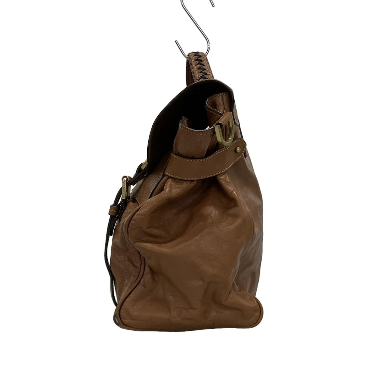MULBERRY マルベリー　ブラウンレザーバッグ Mulberry - 【中古】【美品】Mulberry マルベリー ハンドバッグ