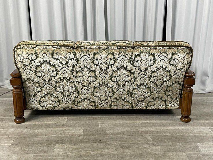 オールド　Karimoku（カリモク）金華山セットシングル3人掛けオットマン オールド Karimoku（カリモク）金華山セットシングル3人掛け