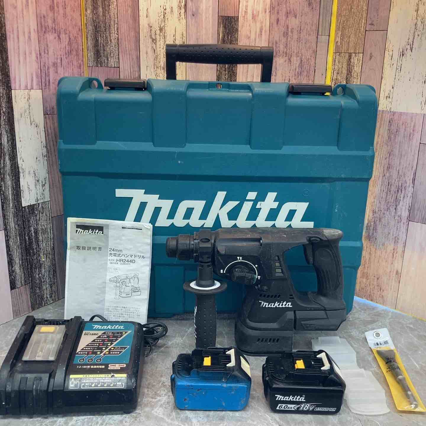 マキタ makita 18V コードレスハンマドリル HR244DRGXB 八潮店