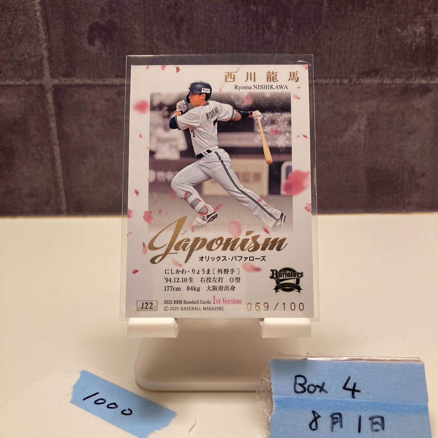 セ・パ交流戦・オリックス　西川龍馬　ボブルヘッドフィギュア （限定品） オリックスバファローズ 西川龍馬 ボブルヘッド - メルカリ