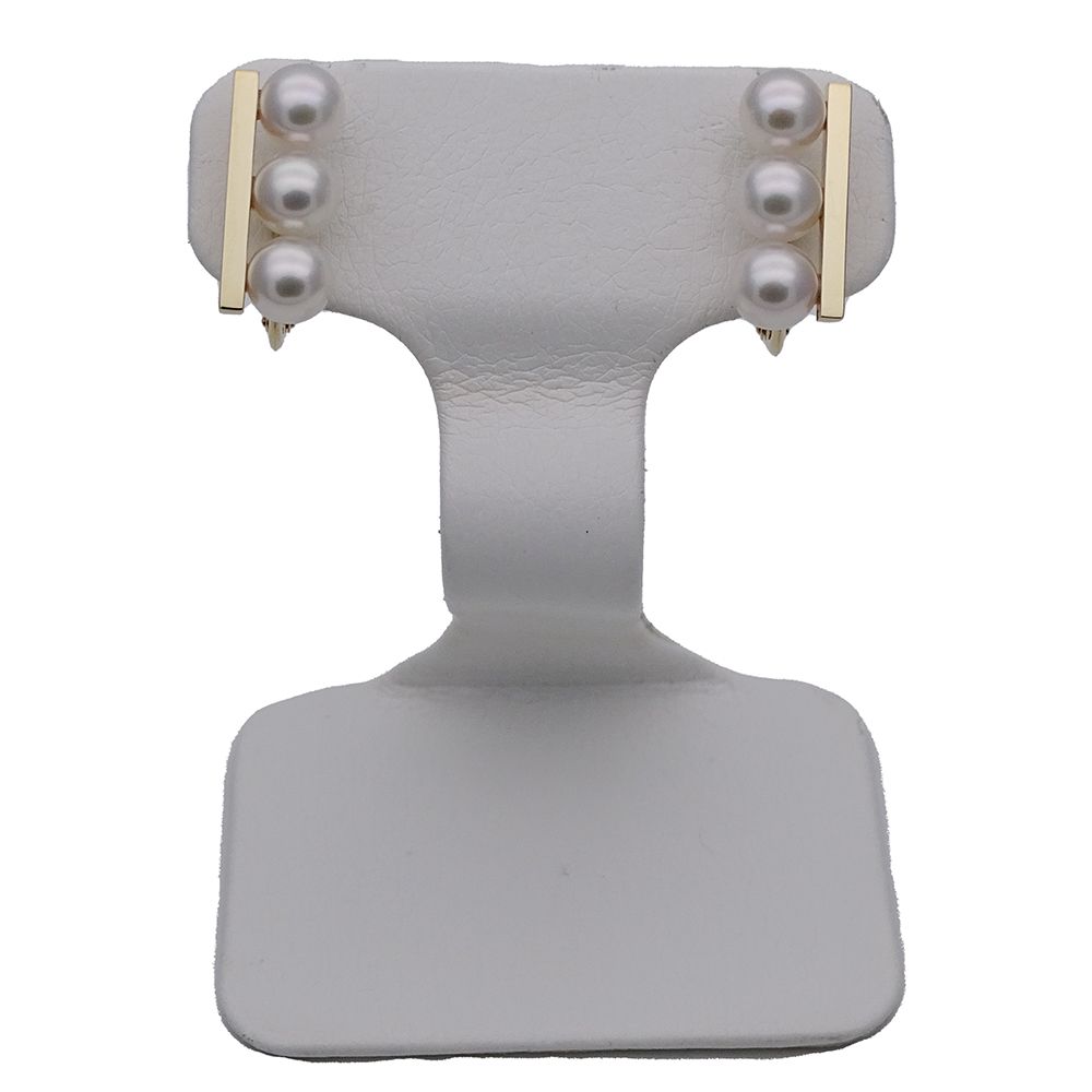 タサキ TASAKI イヤリング レディース ブランド 750YG 3P アコヤ真珠 パール balance neo バランス ネオ イエローゴールド 両耳用 ジュエリー 磨き済み