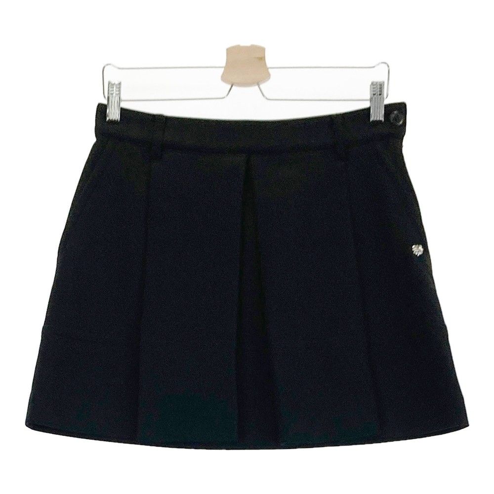 新品　セントアンドリュース　スカート　プリーツ　ブラック　ストレッチ　秋冬　L サイズ：L ST ANDREWS セントアンドリュース 2022年モデル