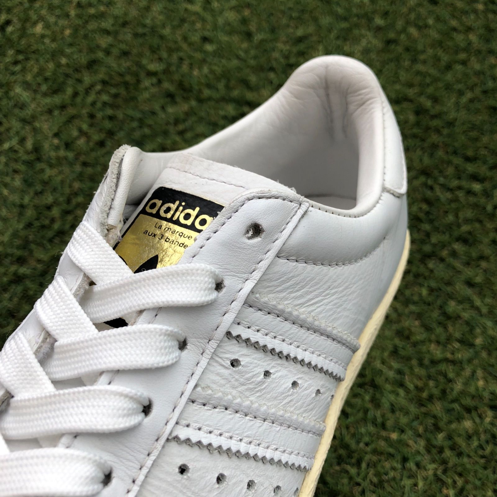 美品22.5 adidasスーパースター80s VIN DLXアディダスF925