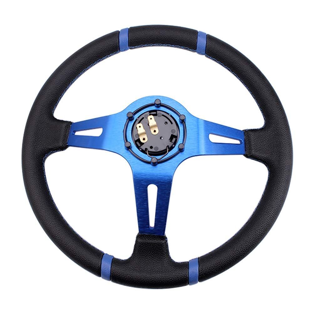 【高額売筋】 ステアリング MUTEKI 新品 ハンドル 軽量アルミニウム 直径350mm 内装パーツ