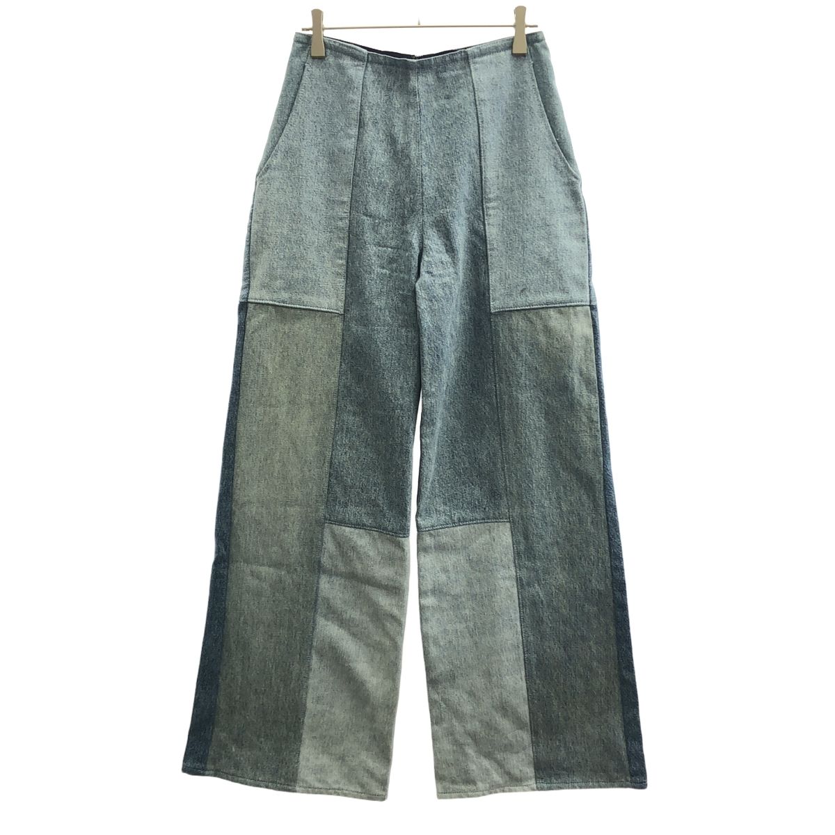 MALION マリオンヴィンテージ patchwork denim パッチワークデニムパンツ インディゴ 26