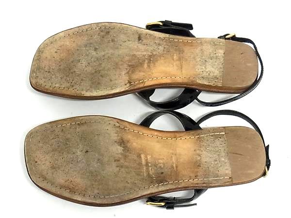 ®️！美品☆MIU MIU☆サンダル☆35 1/2 Miu Miu タッチストラップ サンダル | ニュートラル | FARFETCH JP
