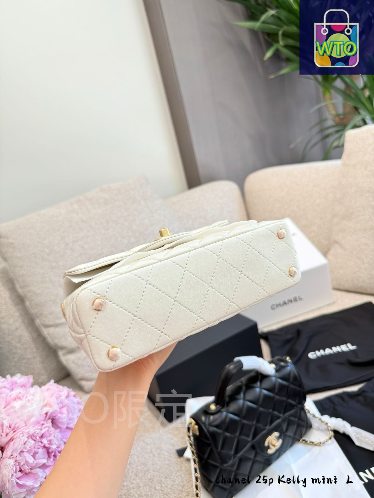 【大人気で入手困難♪】CHANEL★ケリーバッグ 中古・古着通販】CHANEL (シャネル) ストロー×キャビアスキン