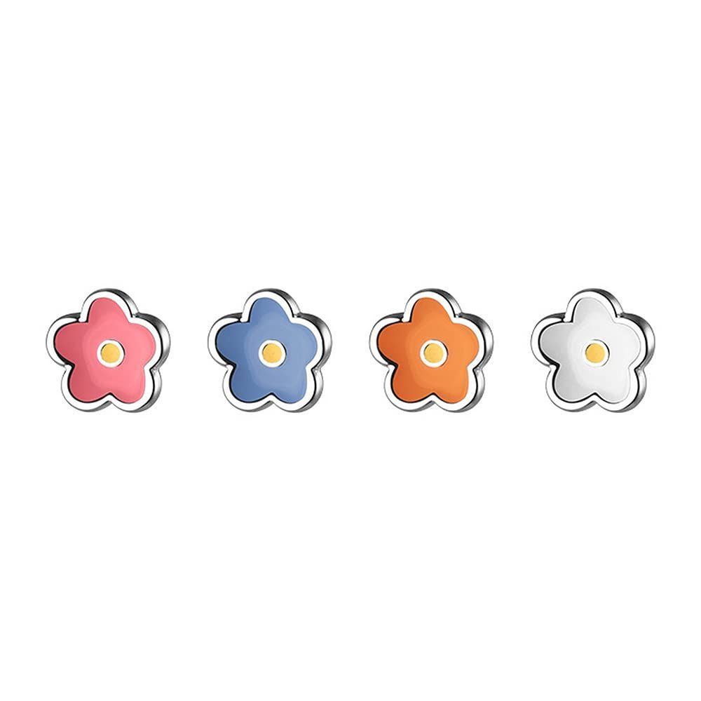 特価商品　Silver 可愛らしい 925 スタッドピアス シルバー クラウン フラワー メンズ 音符 レディース かわいい 純銀製 ミニ シンプル 耳飾り Richight