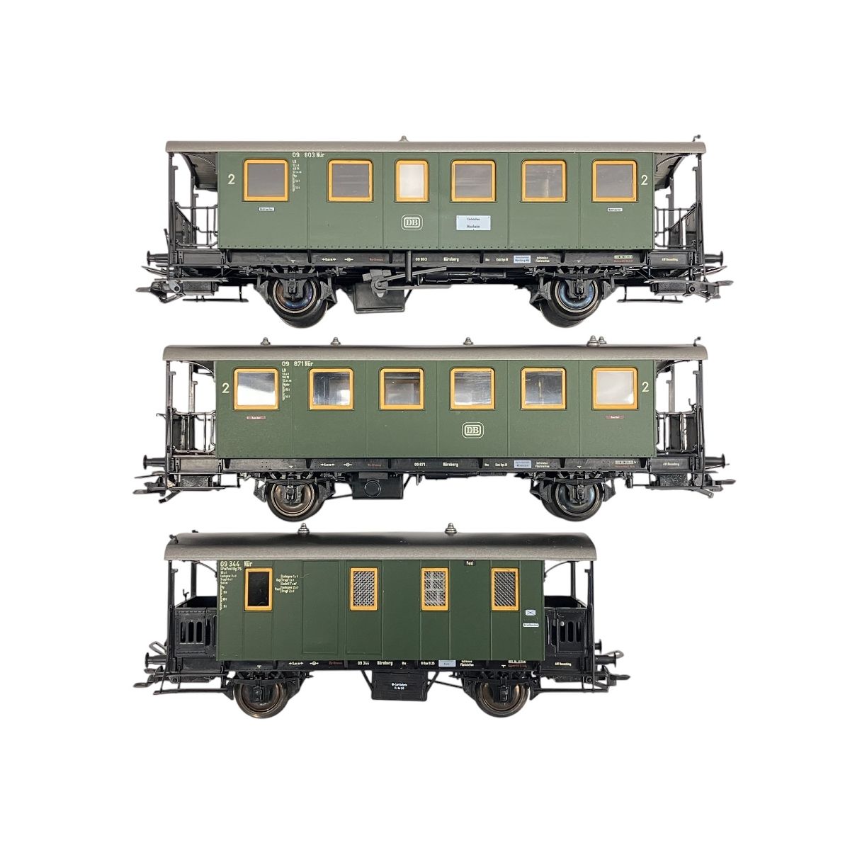 Marklin メルクリン 4301 4302 4303 鉄道模型 HOゲージ 客車 3両